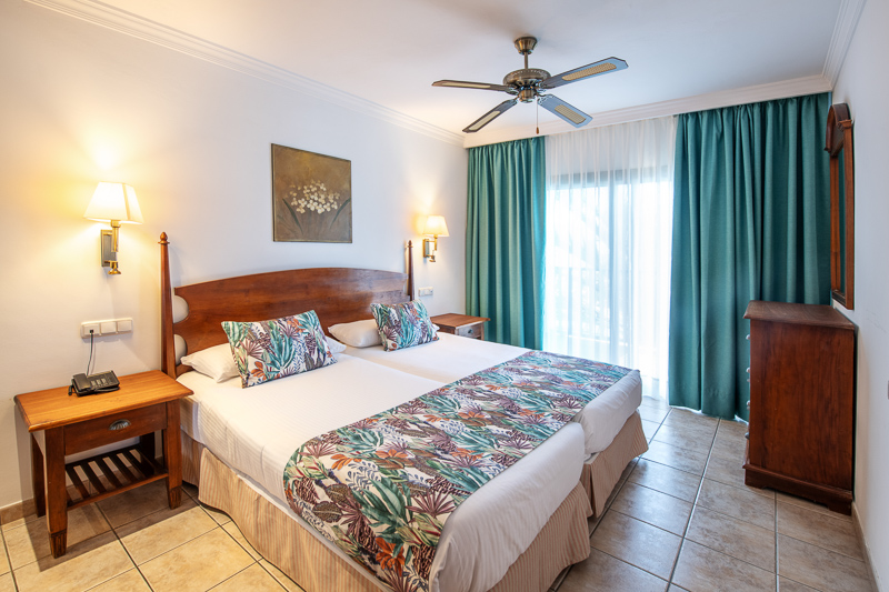Dormitorio del apartamento de dos dormitorios