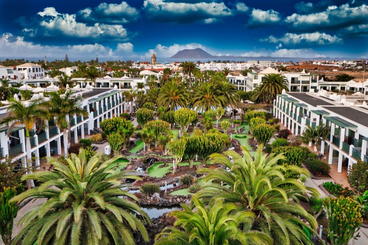 Minigolf con vistas a Lobos