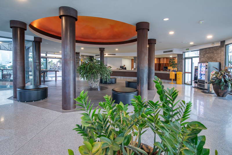 Recepción del hotel